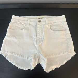 L’agence white shorts